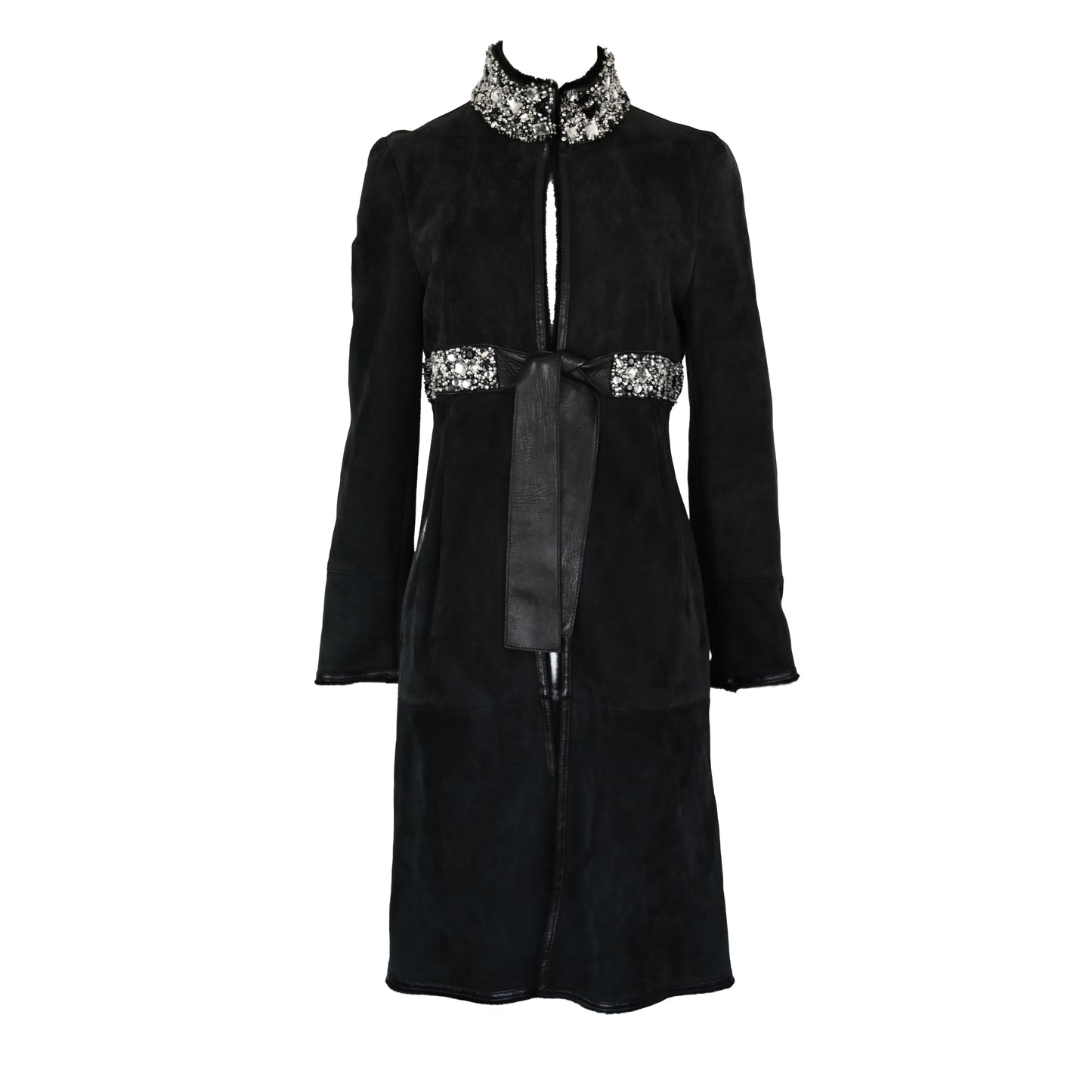 Valentino FW 2007 Gem Embellished Lambskin Coat