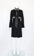 Valentino FW 2007 Gem Embellished Lambskin Coat