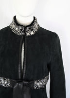 Valentino FW 2007 Gem Embellished Lambskin Coat