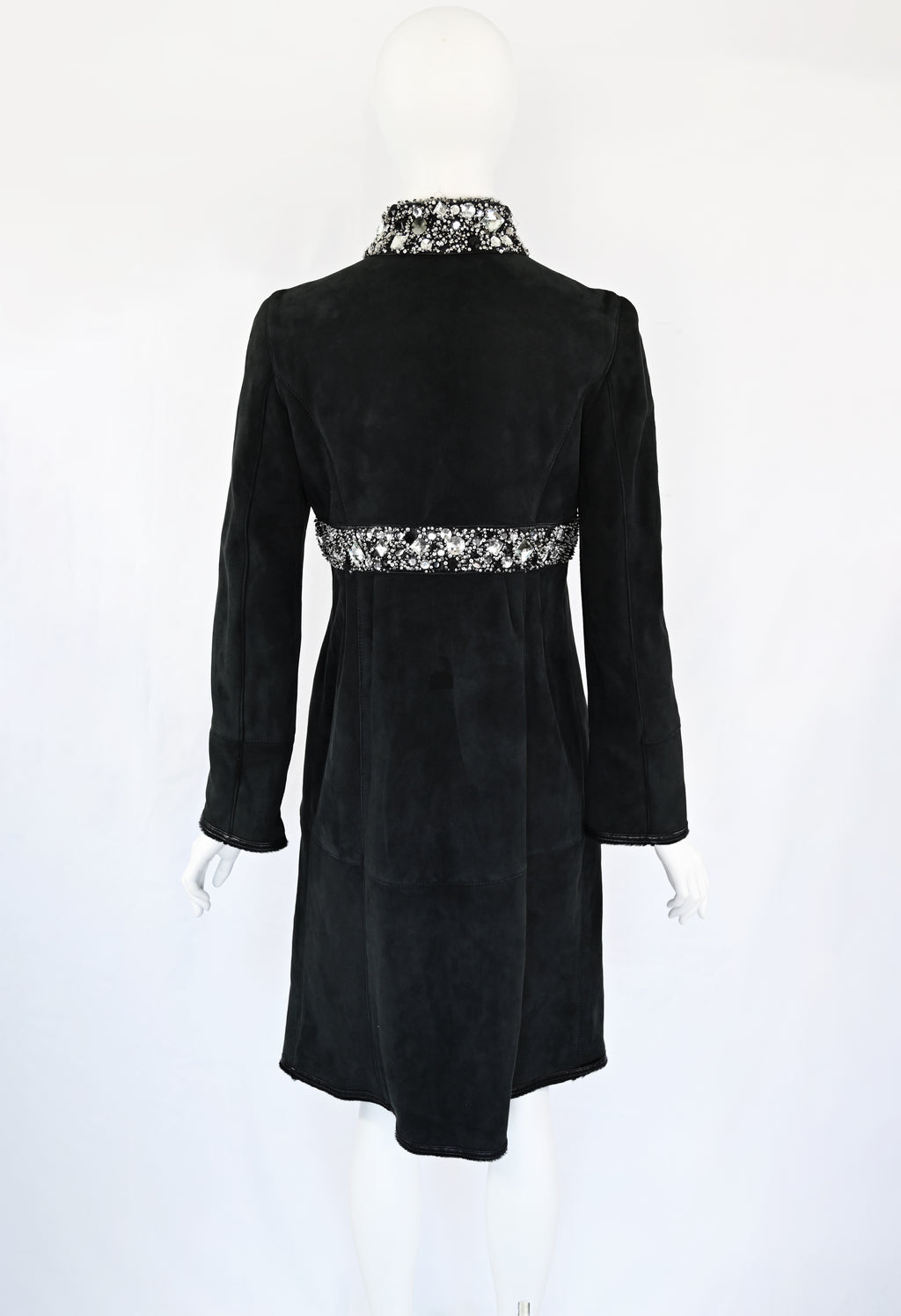 Valentino FW 2007 Gem Embellished Lambskin Coat