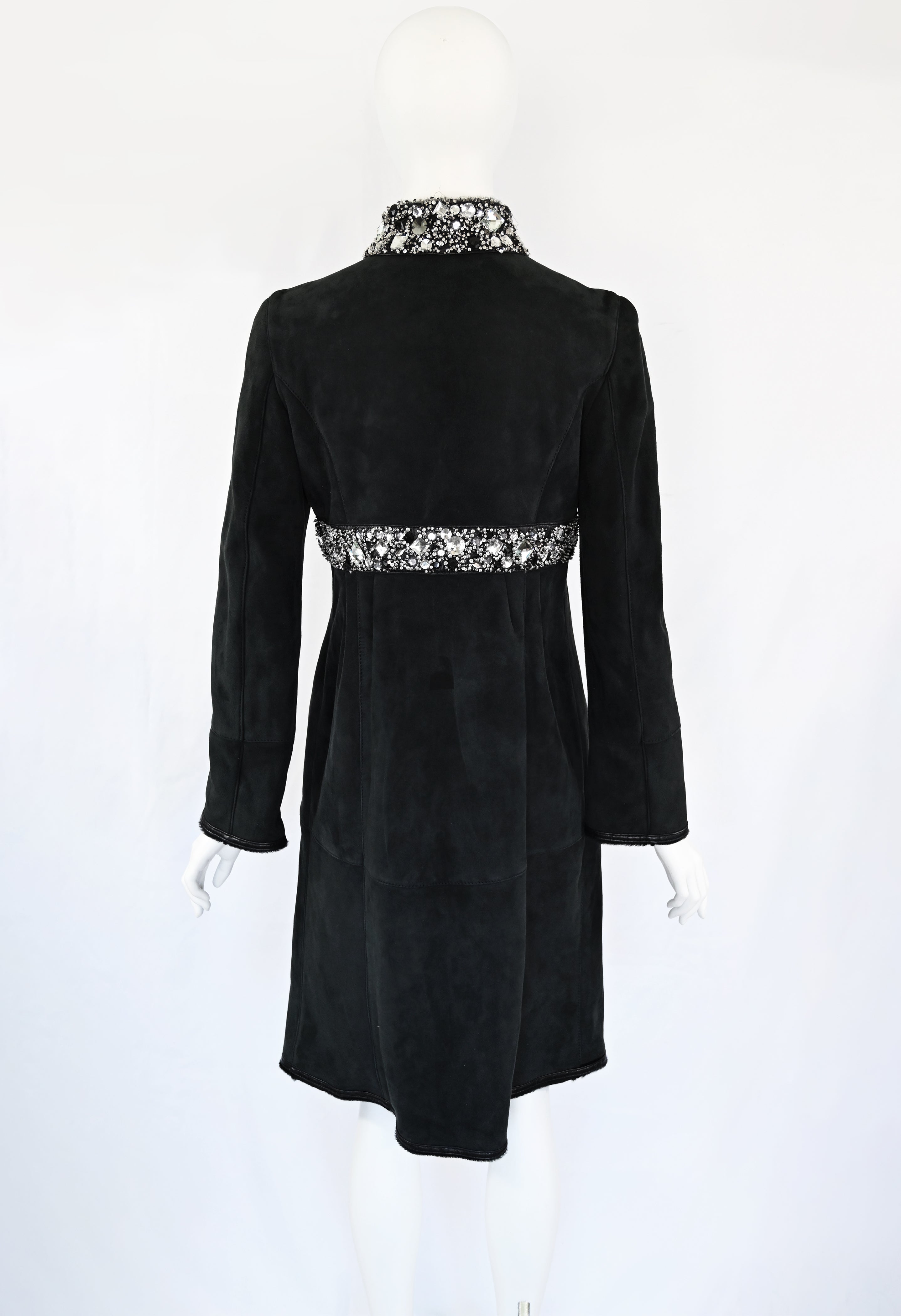 Valentino FW 2007 Gem Embellished Lambskin Coat