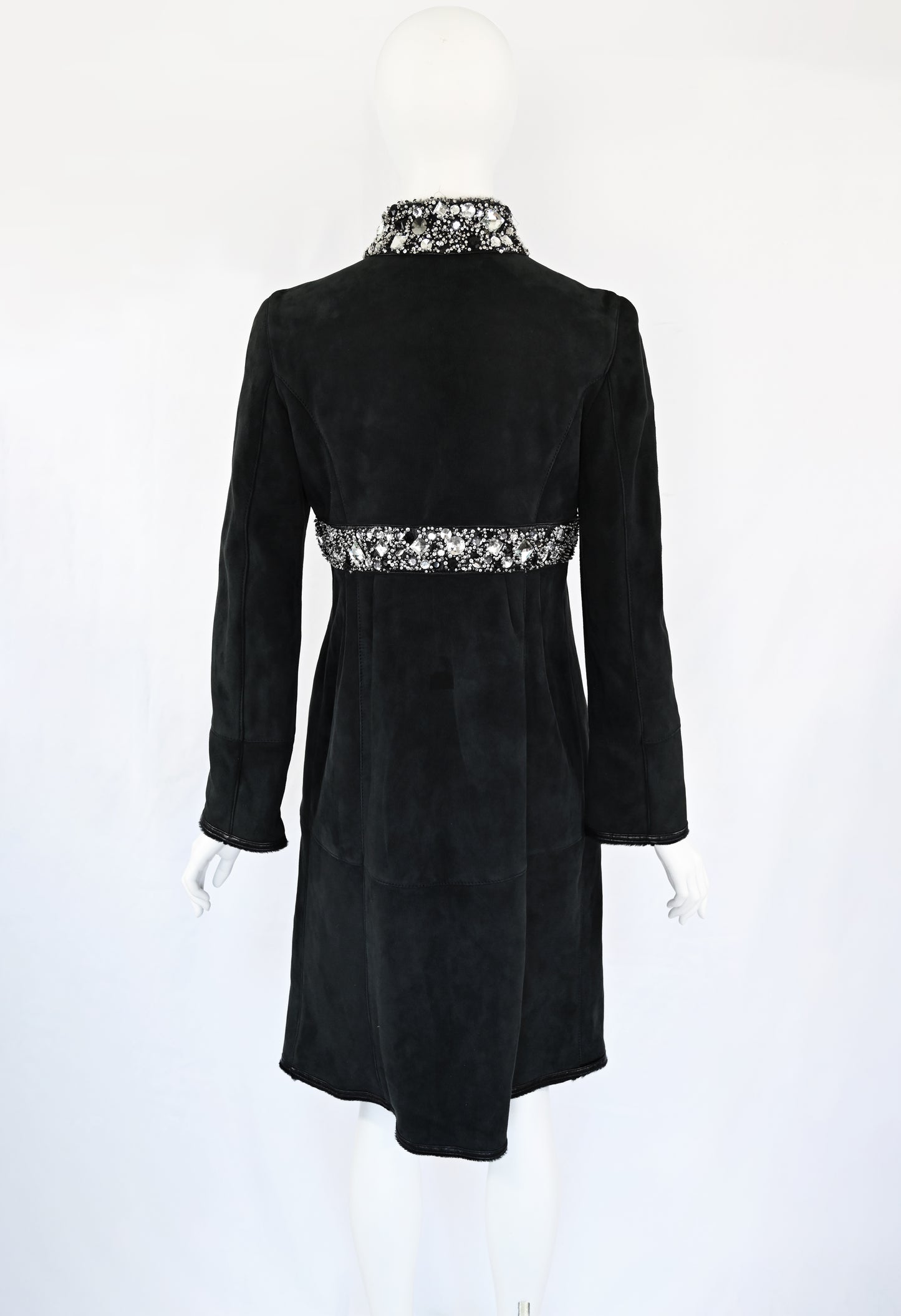 Valentino FW 2007 Gem Embellished Lambskin Coat