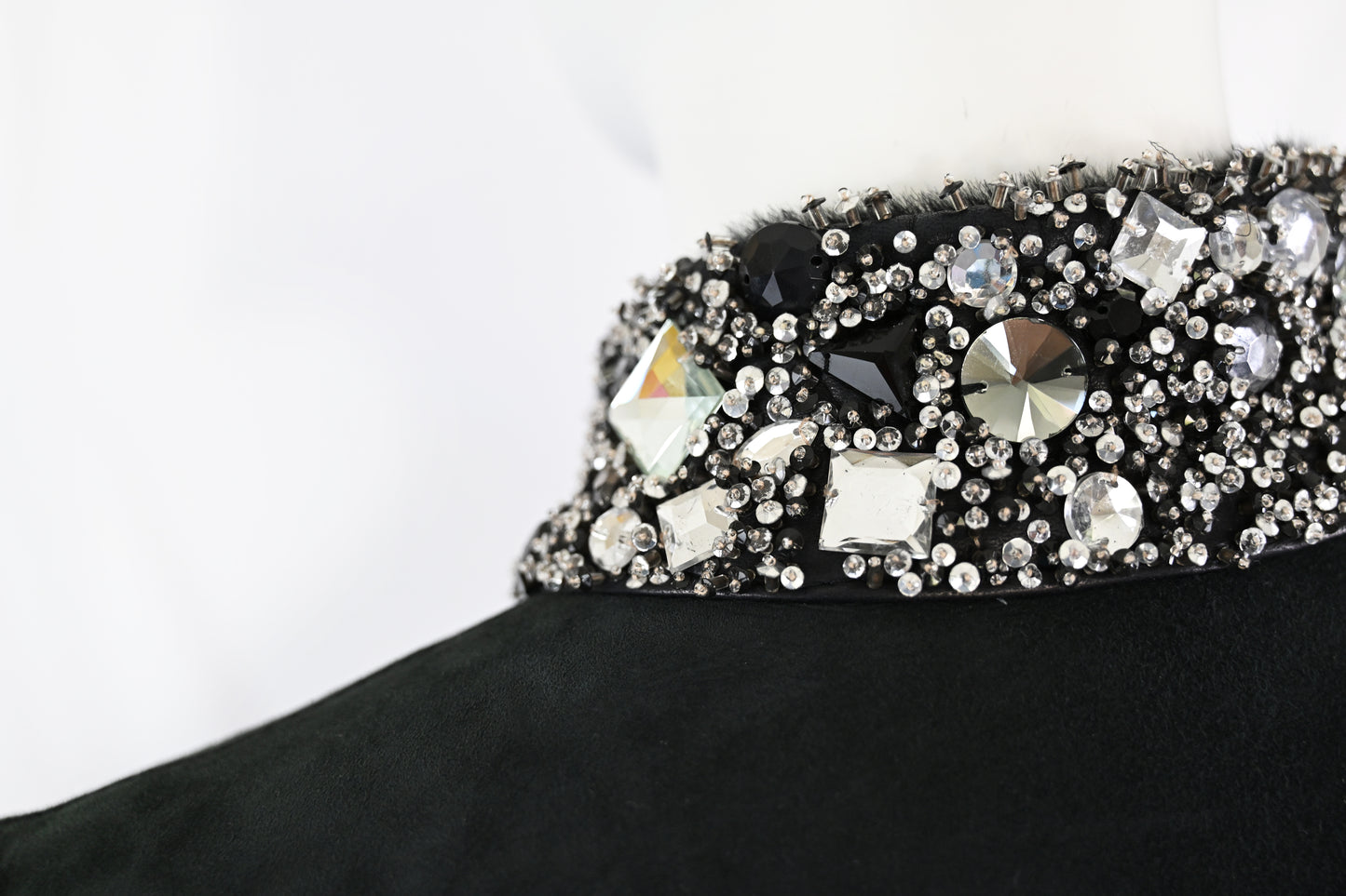 Valentino FW 2007 Gem Embellished Lambskin Coat