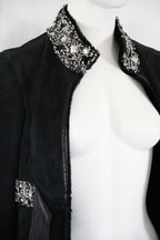 Valentino FW 2007 Gem Embellished Lambskin Coat