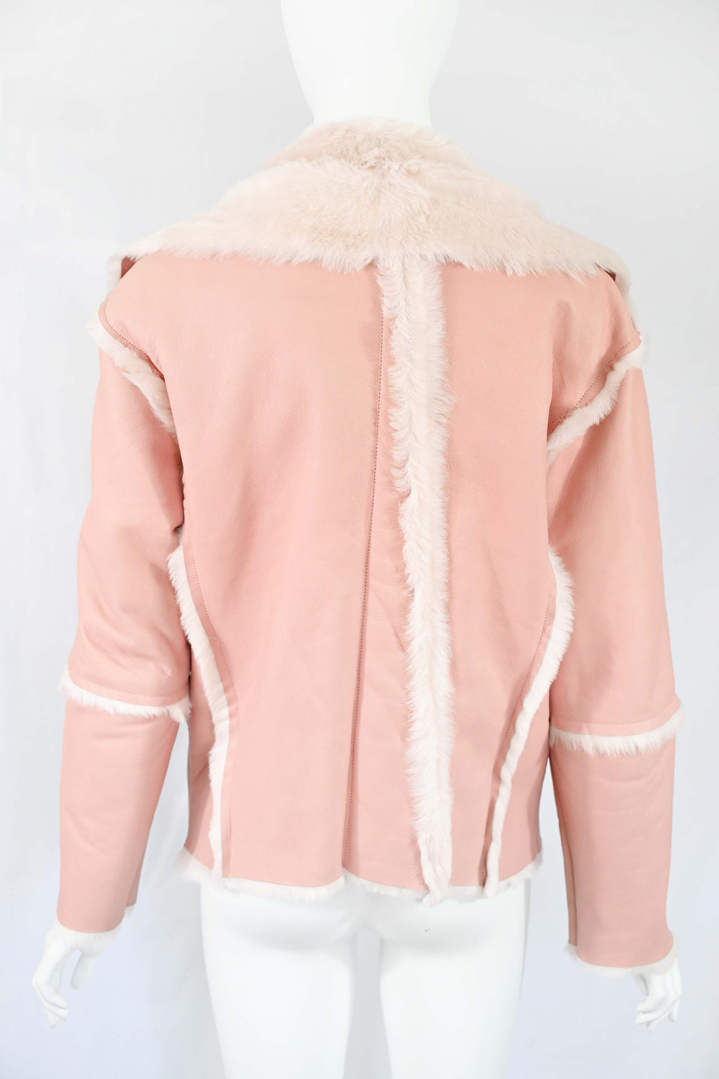 A.F. Vandevorst Fall 2016 Pink Leather Jacket