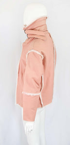 A.F. Vandevorst Fall 2016 Pink Leather Jacket