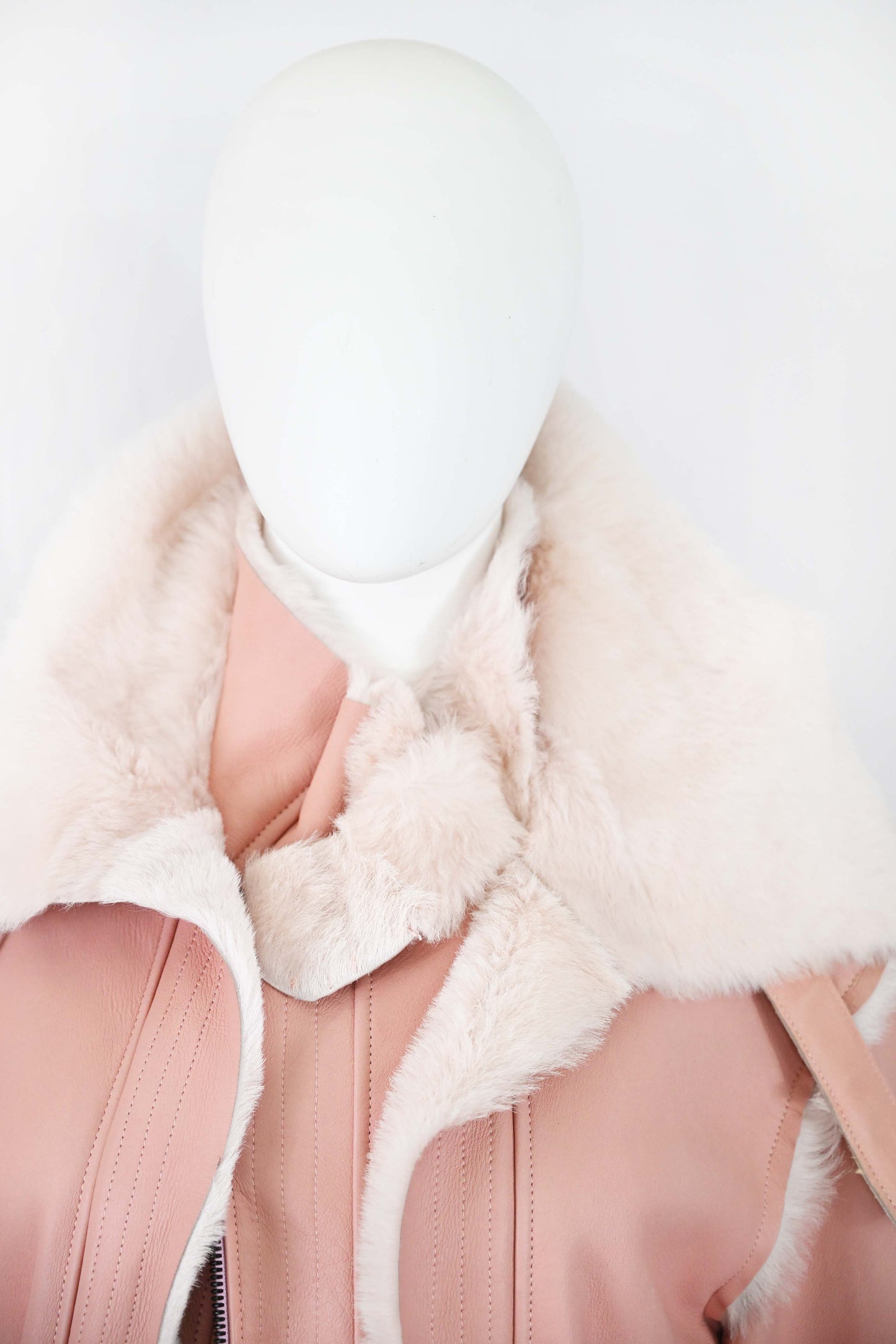 A.F. Vandevorst Fall 2016 Pink Leather Jacket