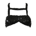 Prada FW 1992 Flower Paillette Embellished Harness Bra