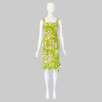 Valentino 2000s Green Floral Dress