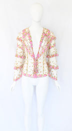 Valentinoo SS 2005 Embellished Tulle Blouse