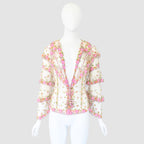 Valentinoo SS 2005 Embellished Tulle Blouse