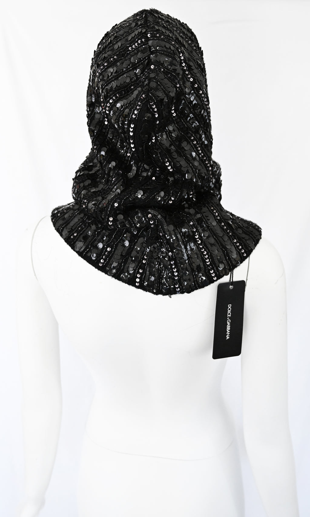 Dolce Gabbana FW 2014 Sequin Balaclava Hood