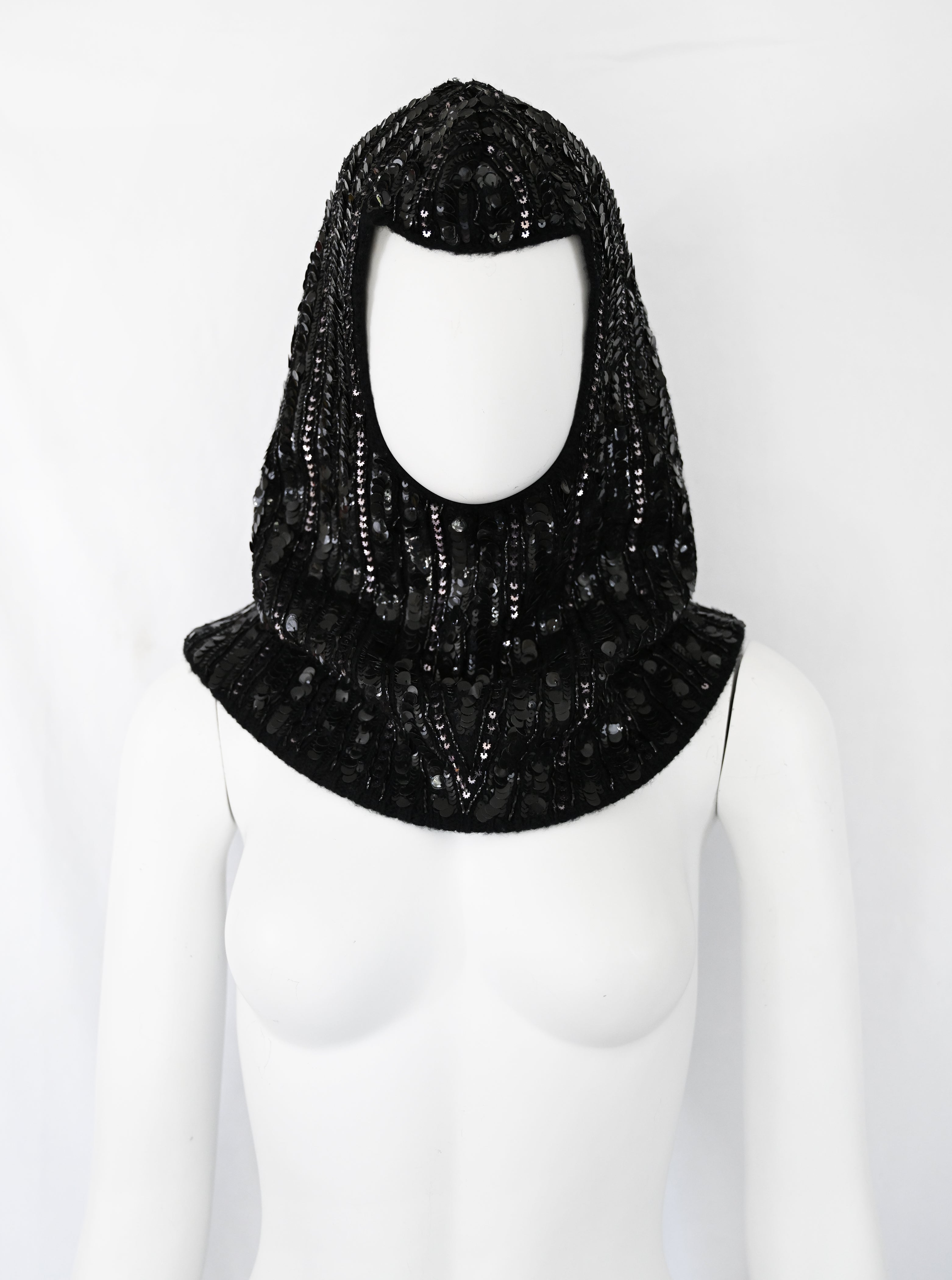 Dolce Gabbana FW 2014 Sequin Balaclava Hood