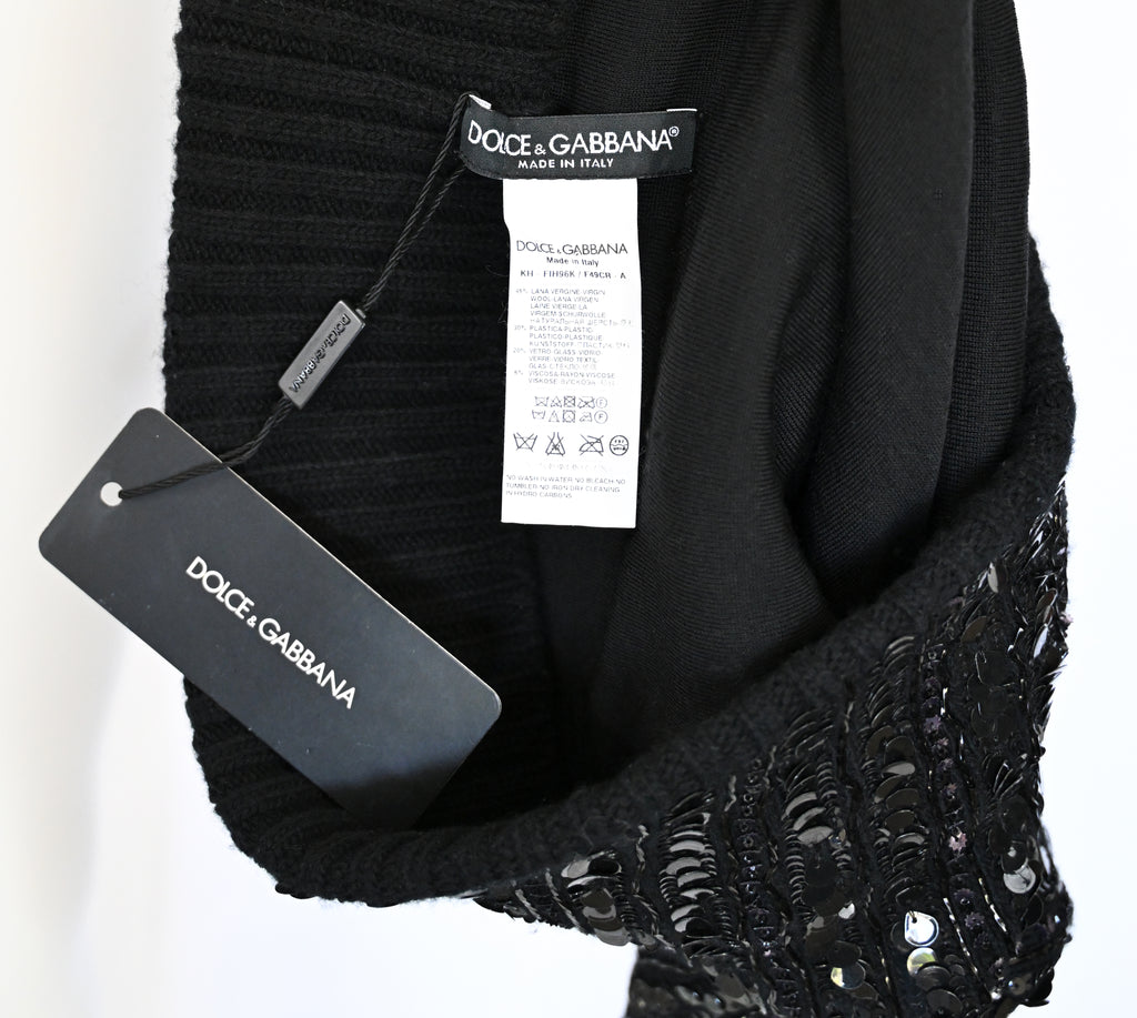 Dolce Gabbana FW 2014 Sequin Balaclava Hood