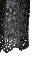 Oscar de la Renta FW 2000 Embellished Calf Hair Skirt