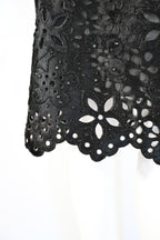 Oscar de la Renta FW 2000 Embellished Calf Hair Skirt