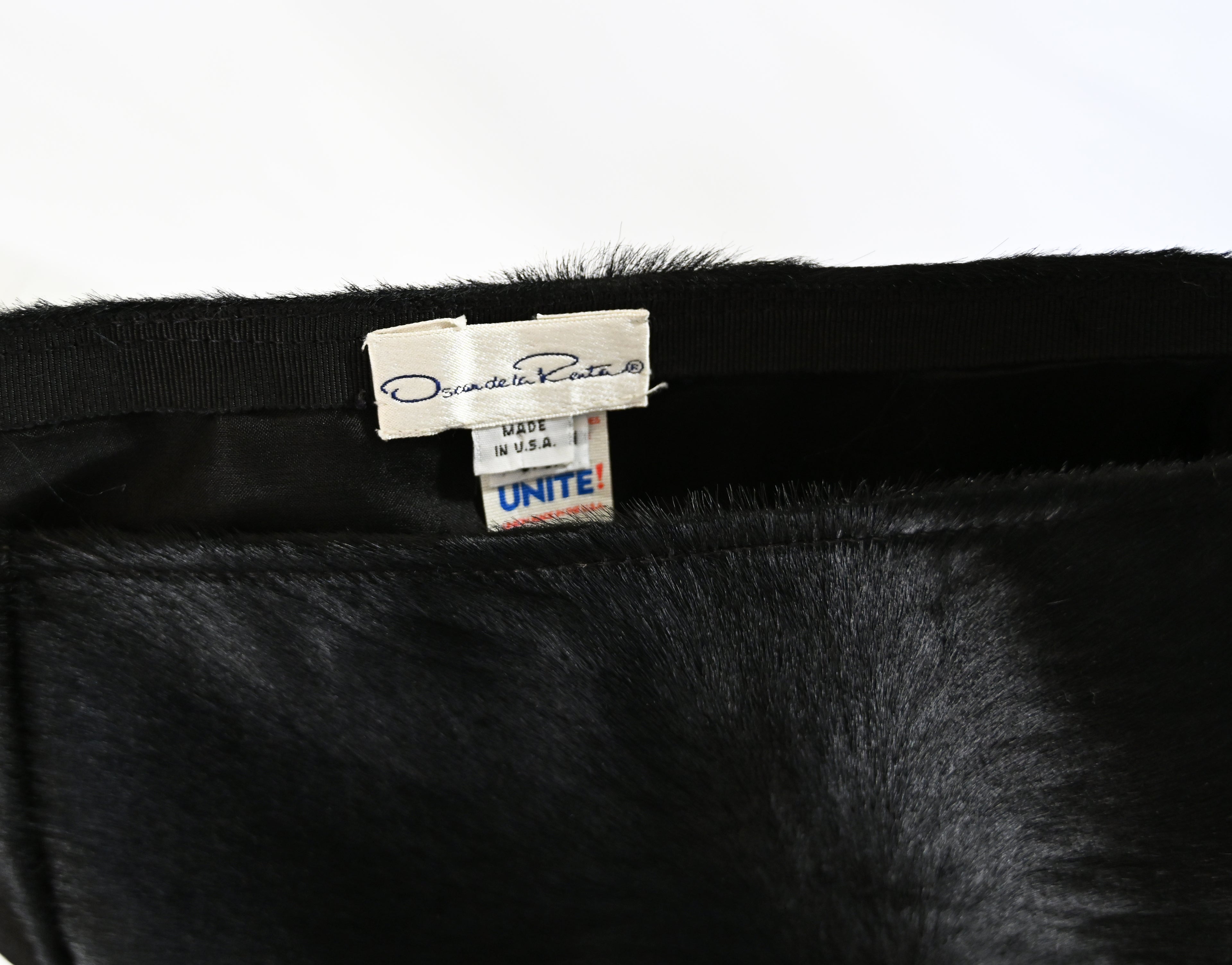 Oscar de la Renta FW 2000 Embellished Calf Hair Skirt