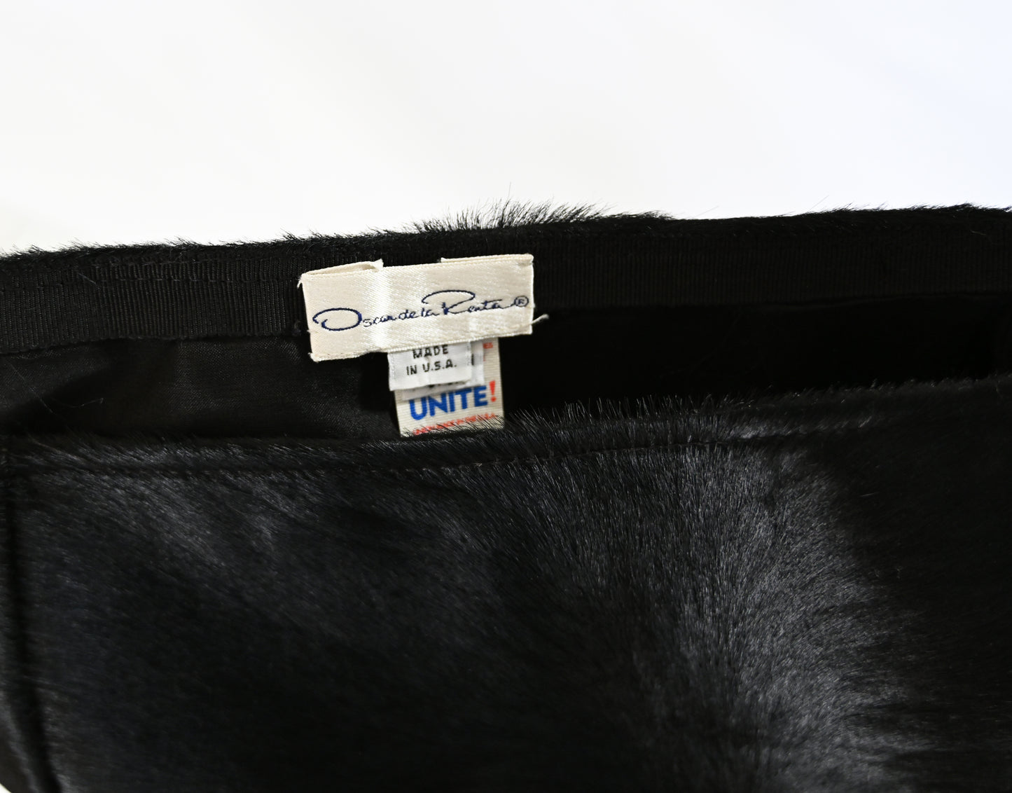 Oscar de la Renta FW 2000 Embellished Calf Hair Skirt