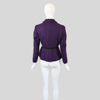 Prada FW 2000 Violet Wool Jacket