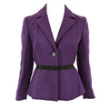 Prada FW 2000 Violet Wool Jacket