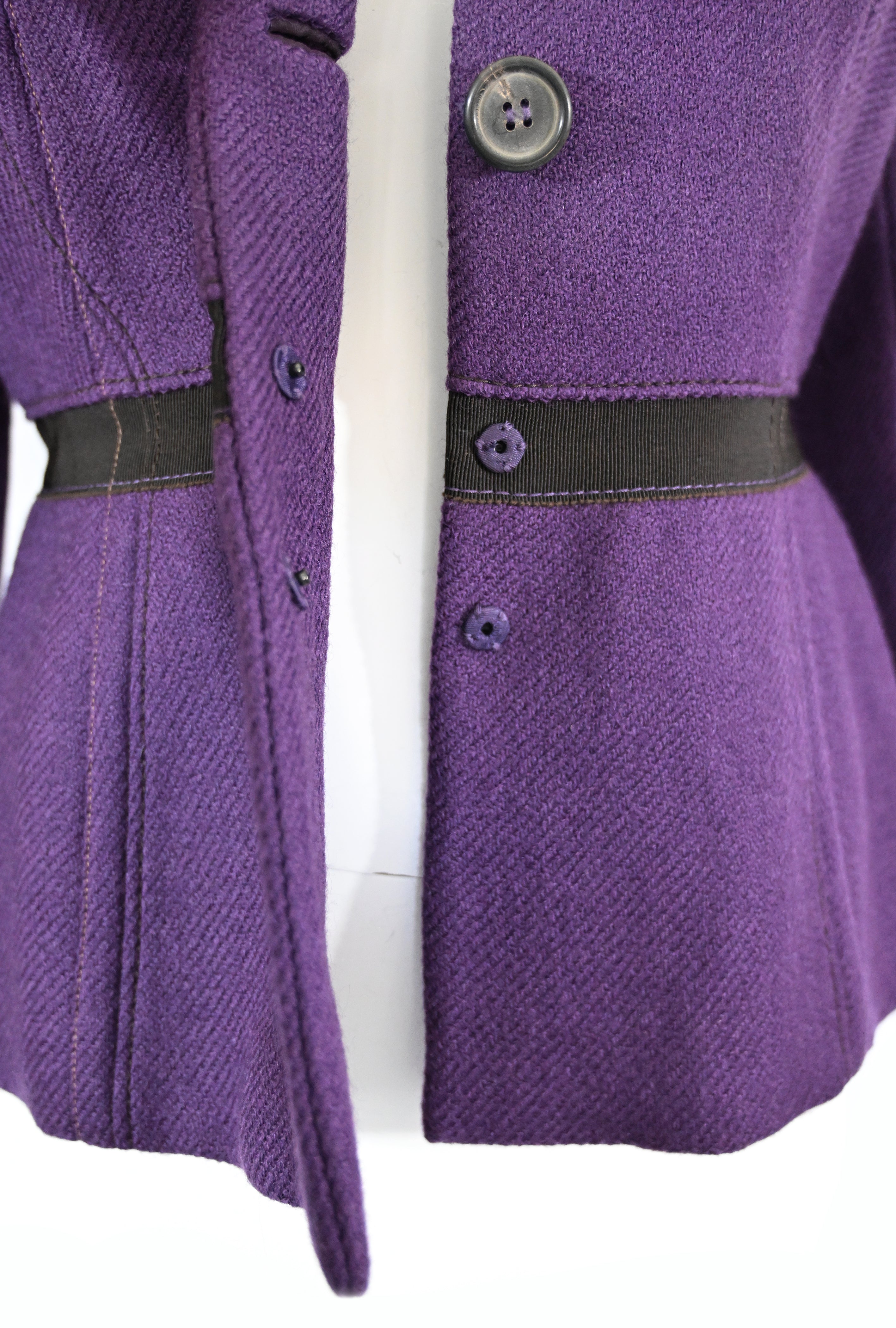 Prada FW 2000 Violet Wool Jacket
