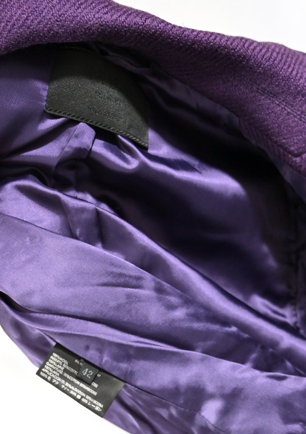 Prada FW 2000 Violet Wool Jacket
