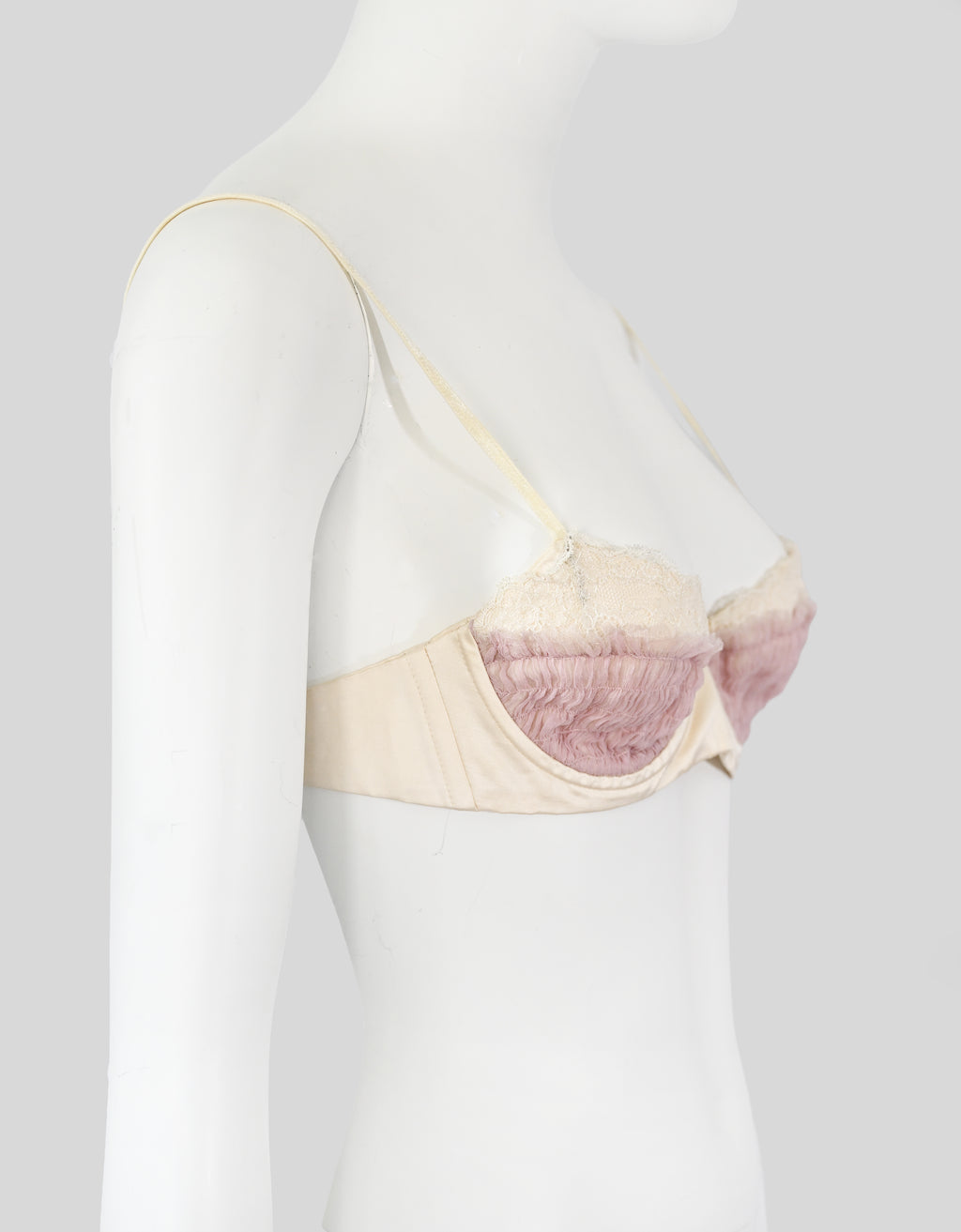 Nina Ricci Lavender Chiffon Bra