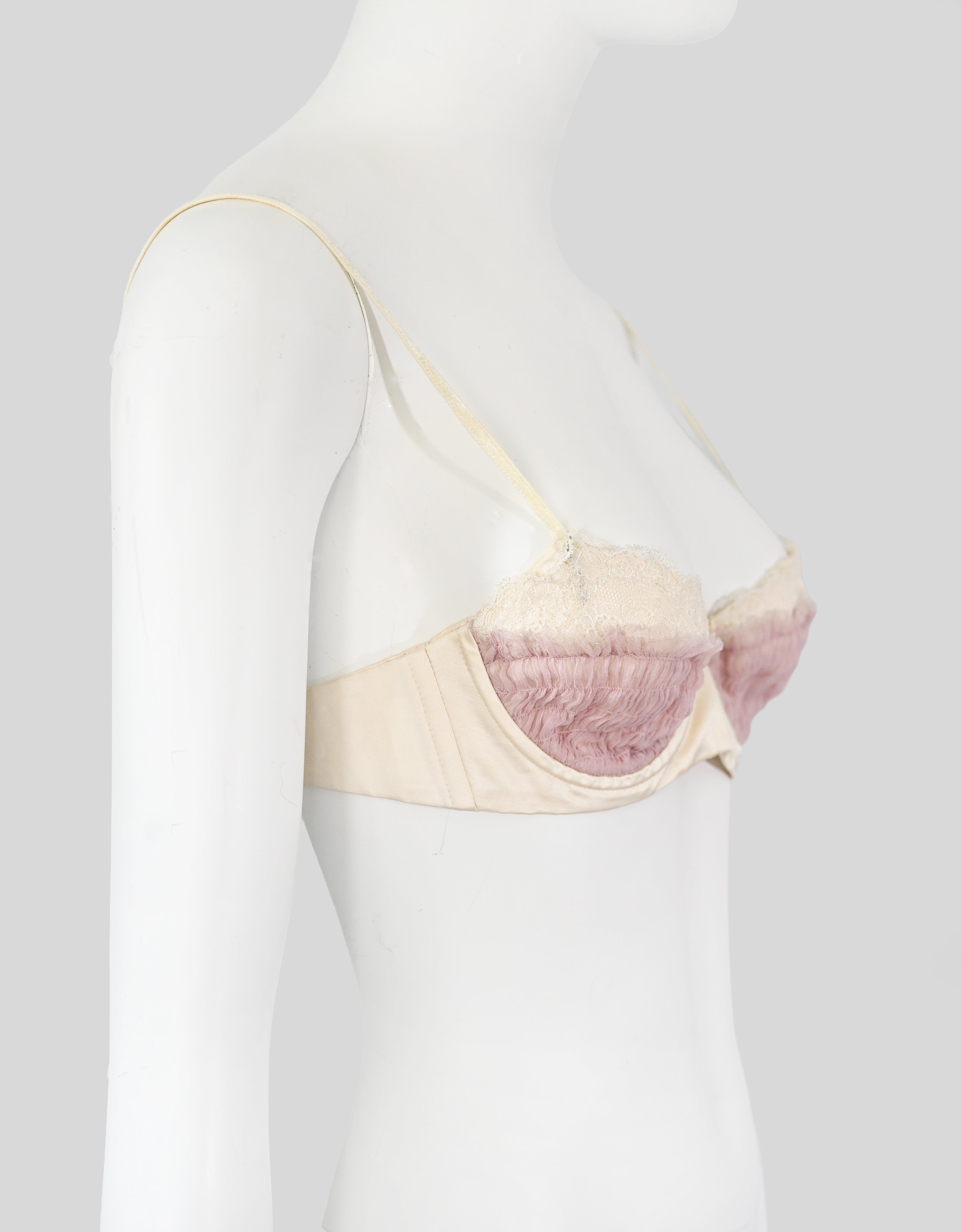 Nina Ricci Lavender Chiffon Bra