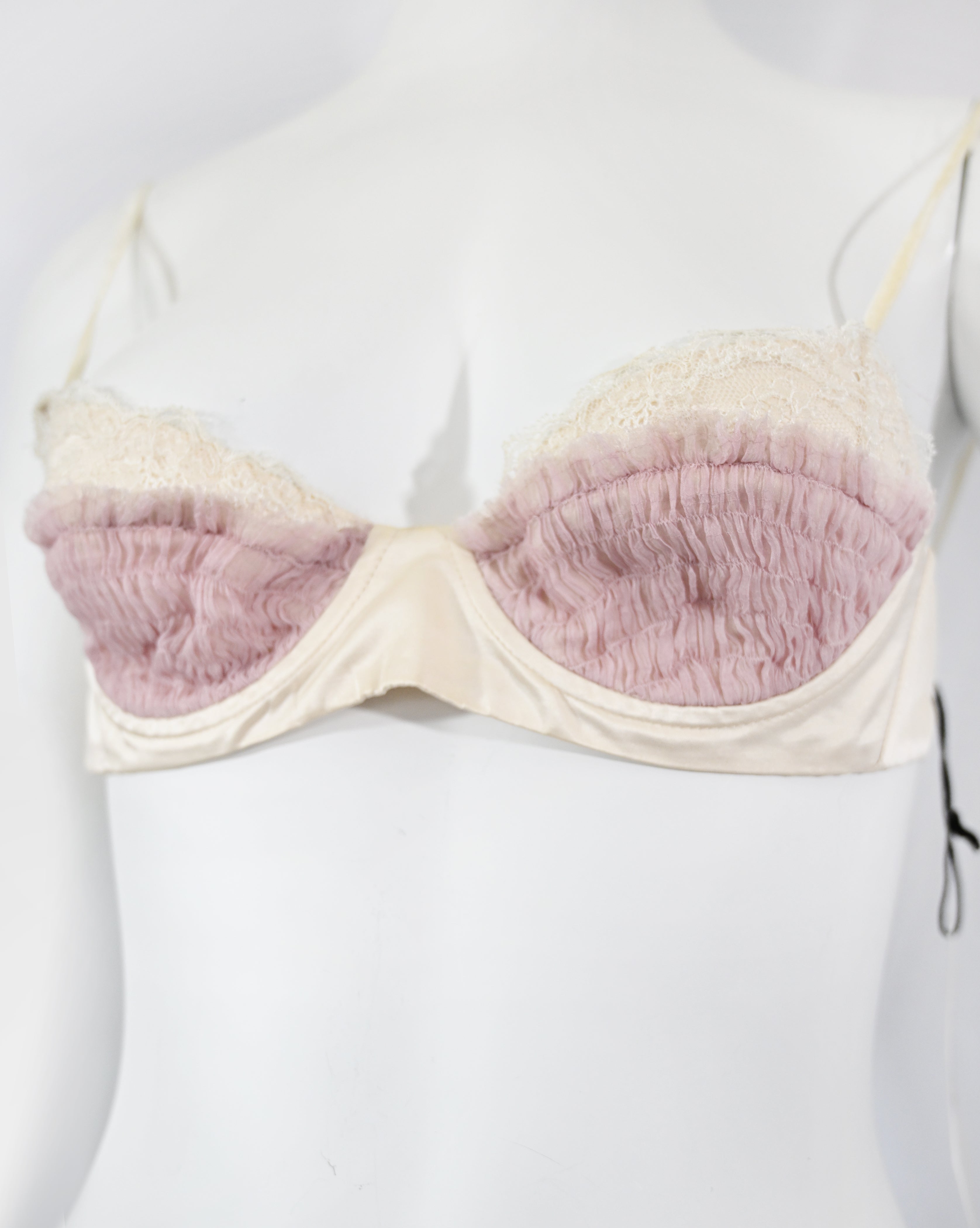 Nina Ricci Lavender Chiffon Bra
