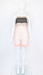 Prada 2018 Metal Embellished Organza Dress