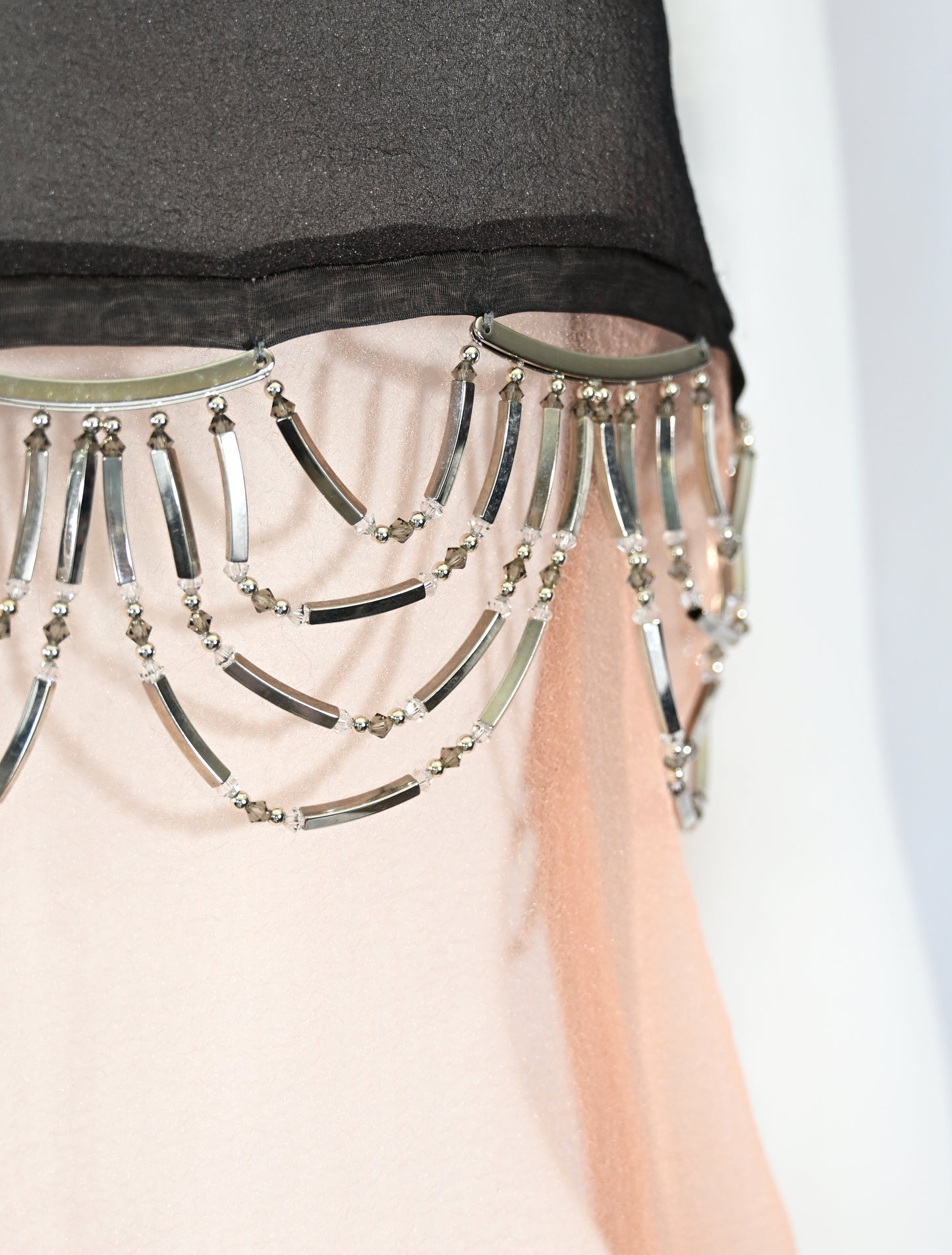 Prada 2018 Metal Embellished Organza Dress