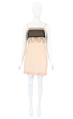 Prada 2018 Metal Embellished Organza Dress