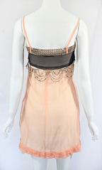 Prada 2018 Metal Embellished Organza Dress