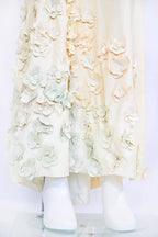 Gaelyn & Cianfarani Fw 2005 Latex Dress with Flower Appliqué