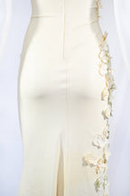 Gaelyn & Cianfarani Fw 2005 Latex Dress with Flower Appliqué