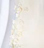 Gaelyn & Cianfarani Fw 2005 Latex Dress with Flower Appliqué