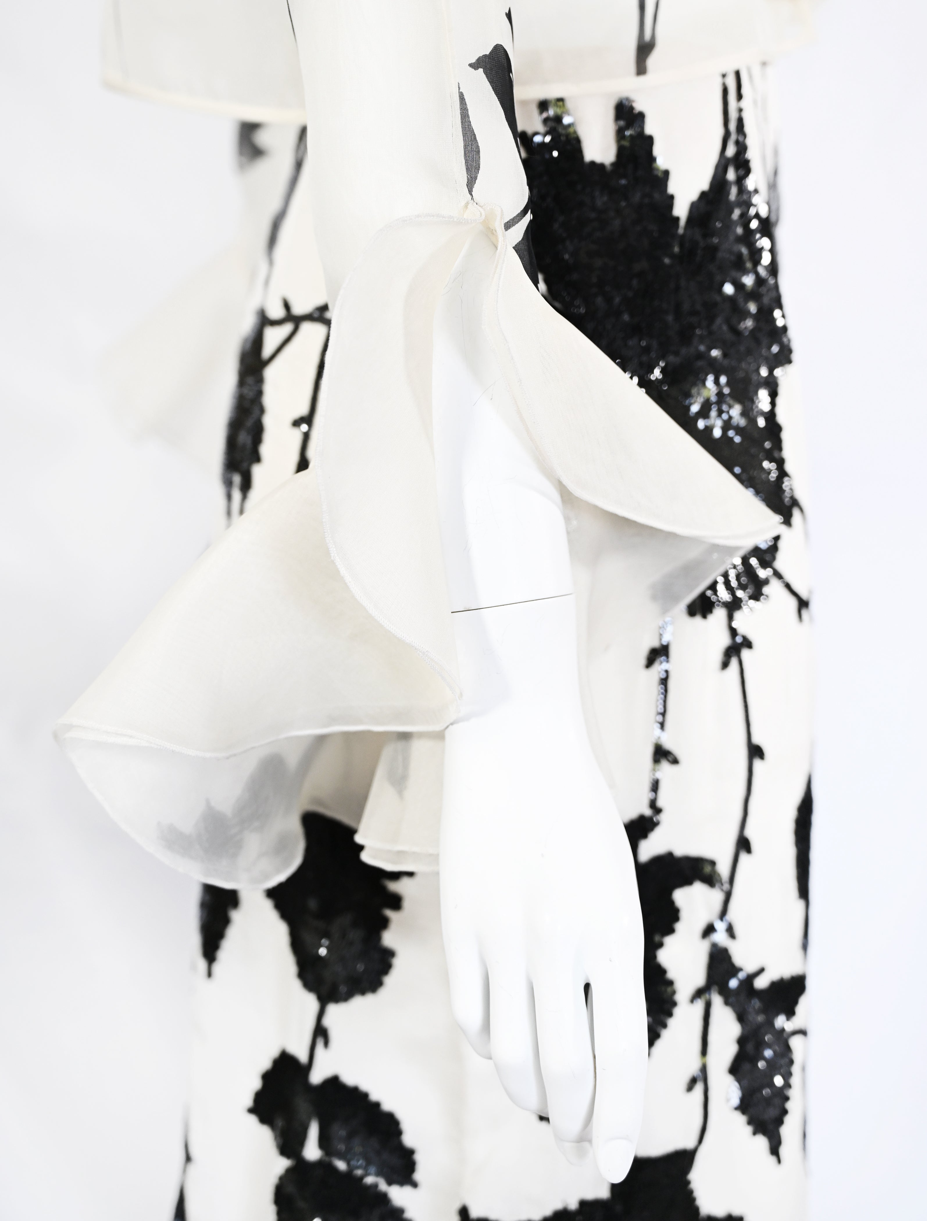 Valentino SS 2001 Sequin Embellished Silk Ensemble