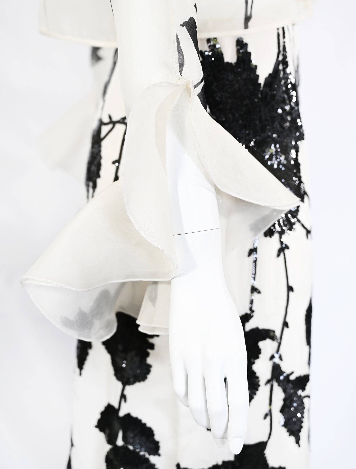 Valentino SS 2001 Sequin Embellished Silk Ensemble