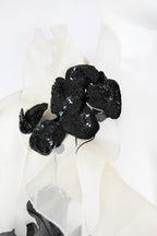 Valentino SS 2001 Sequin Embellished Silk Ensemble