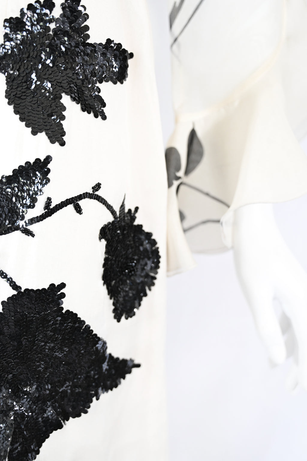 Valentino SS 2001 Sequin Embellished Silk Ensemble