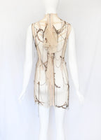 Robert Cary Williams SS 2005 Chain Embellished Tulle Dress