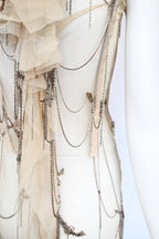 Robert Cary Williams SS 2005 Chain Embellished Tulle Dress