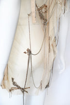 Robert Cary Williams SS 2005 Chain Embellished Tulle Dress