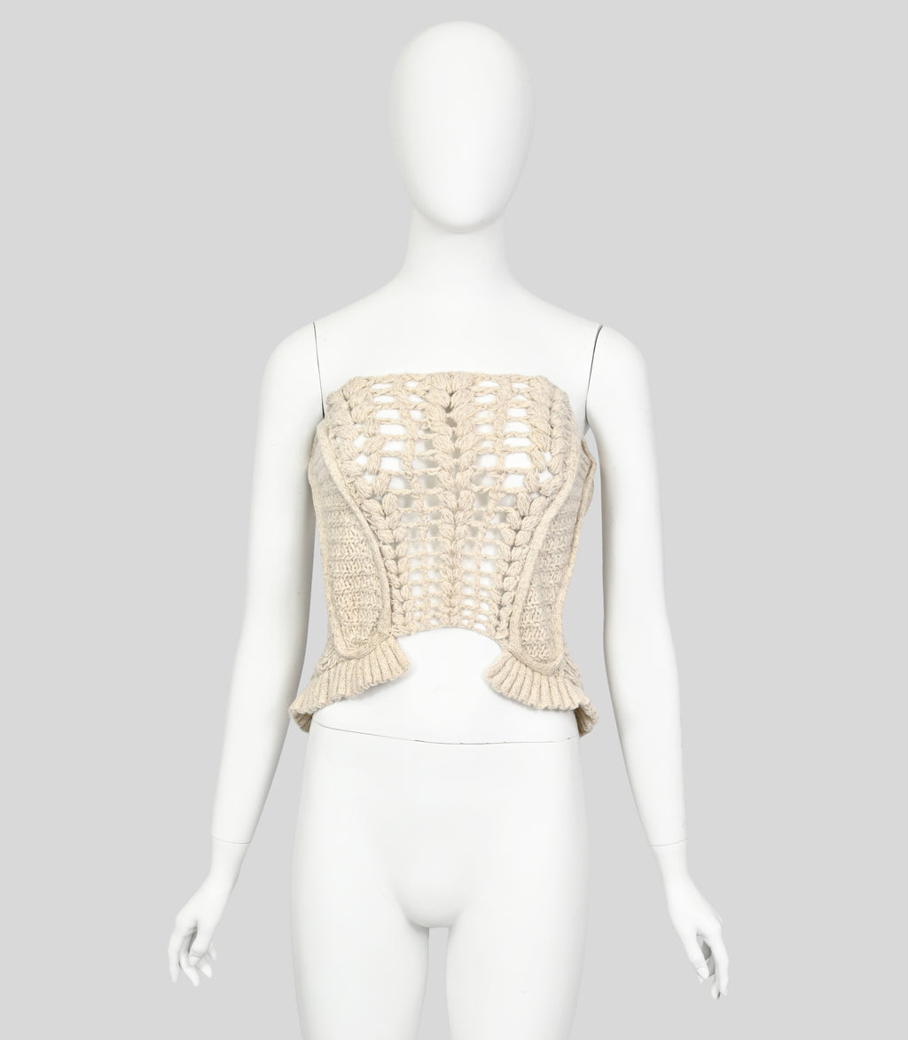 Veronique Branquinho Fw 2006 Open Knit Bustier