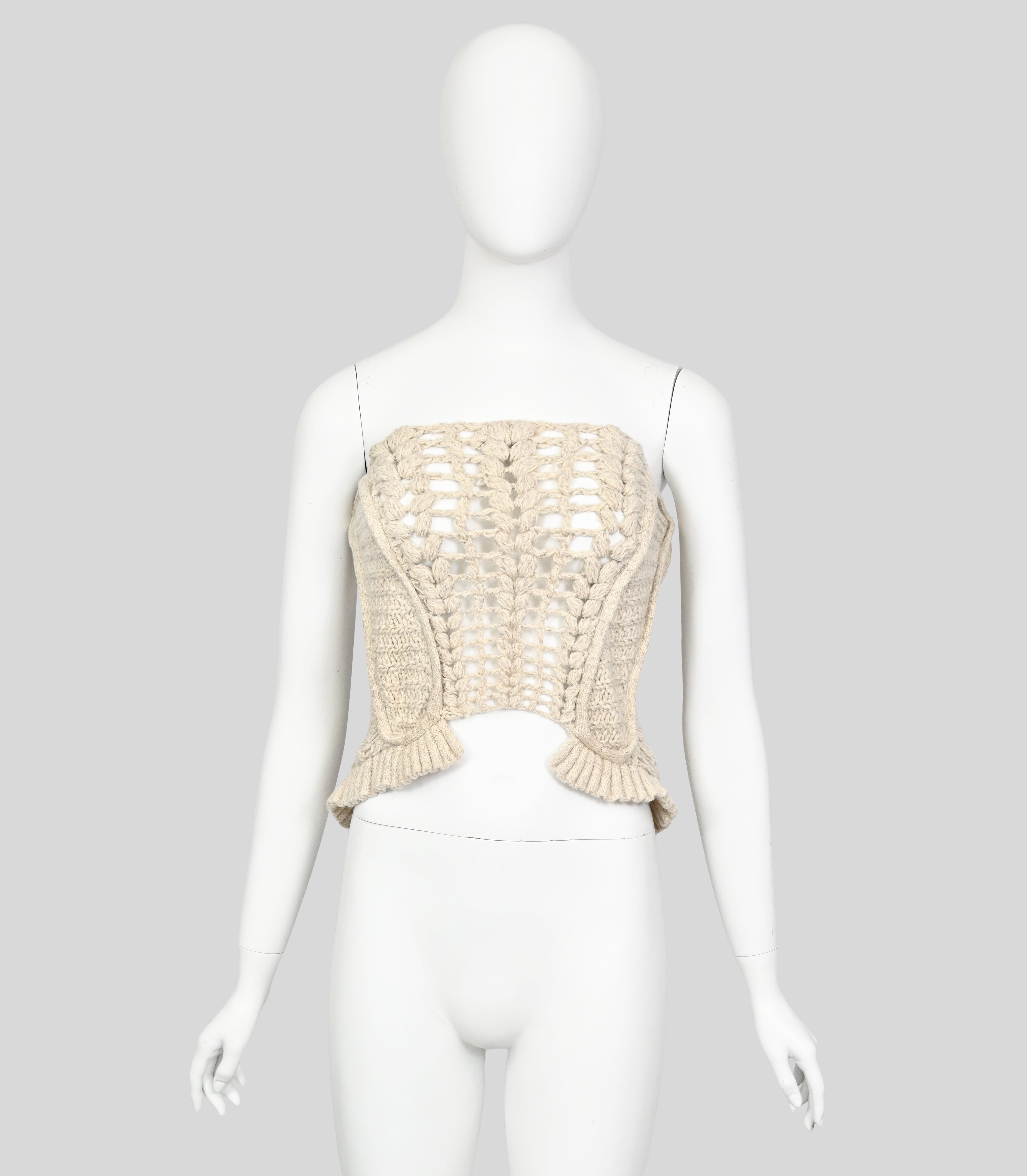 Veronique Branquinho Fw 2006 Open Knit Bustier
