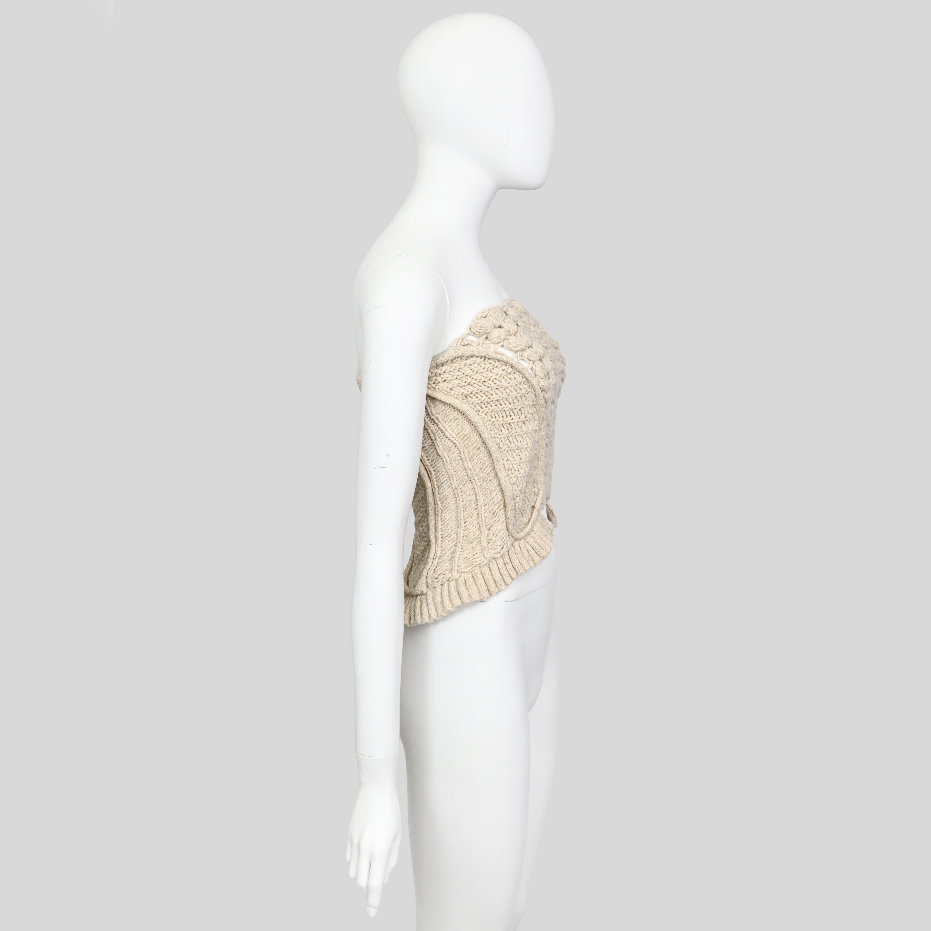 Veronique Branquinho Fw 2006 Open Knit Bustier