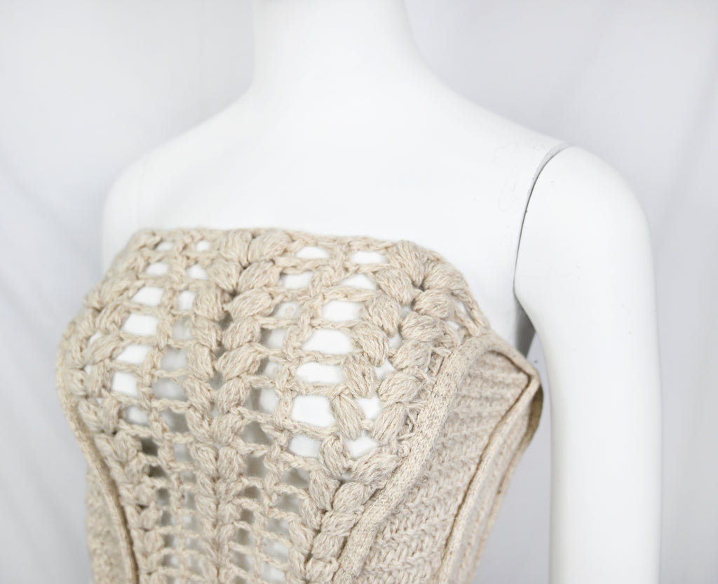 Veronique Branquinho Fw 2006 Open Knit Bustier