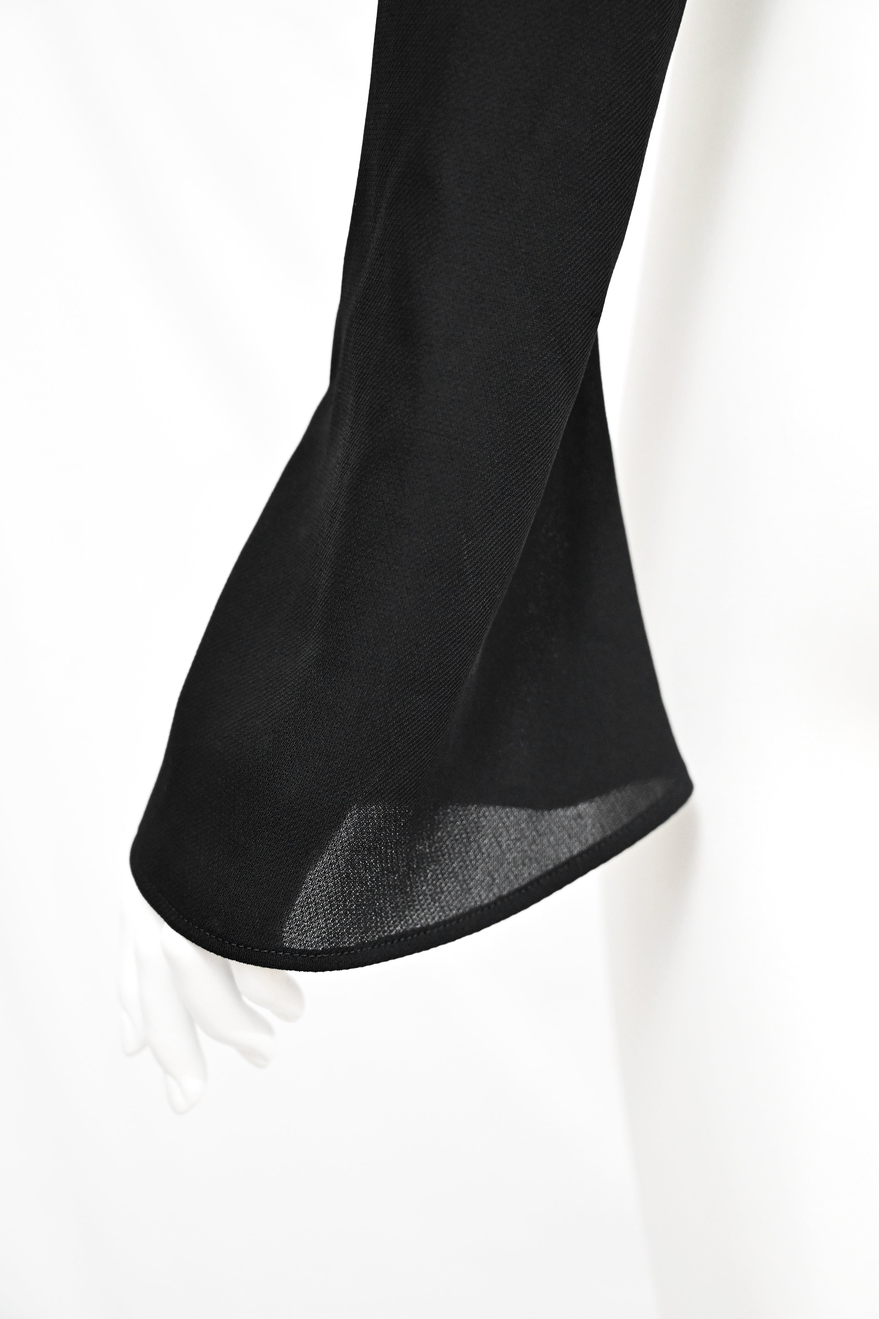 Yohji Yamamoto 1998 Runway Gathered Crop Top