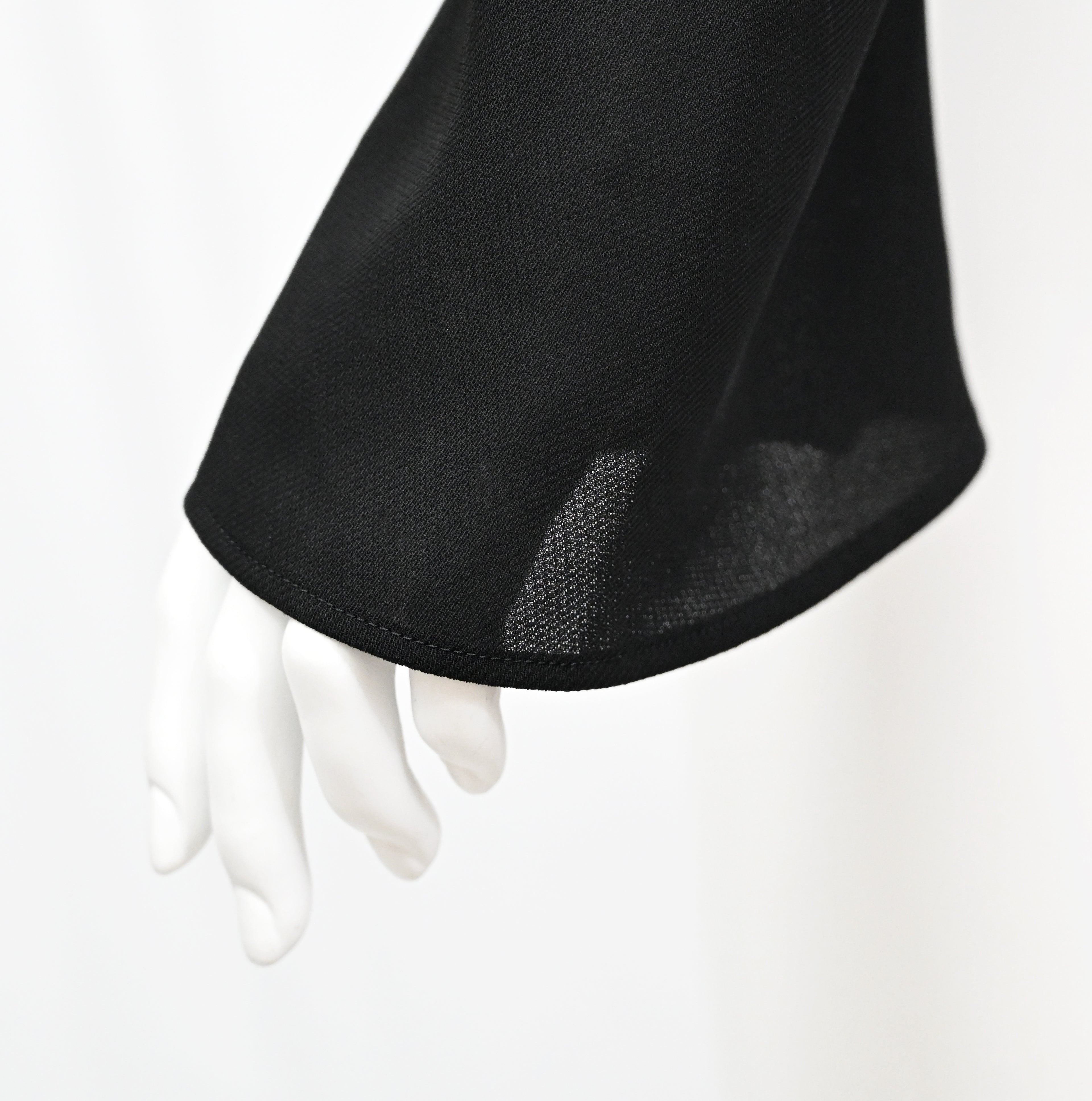 Yohji Yamamoto 1998 Runway Gathered Crop Top