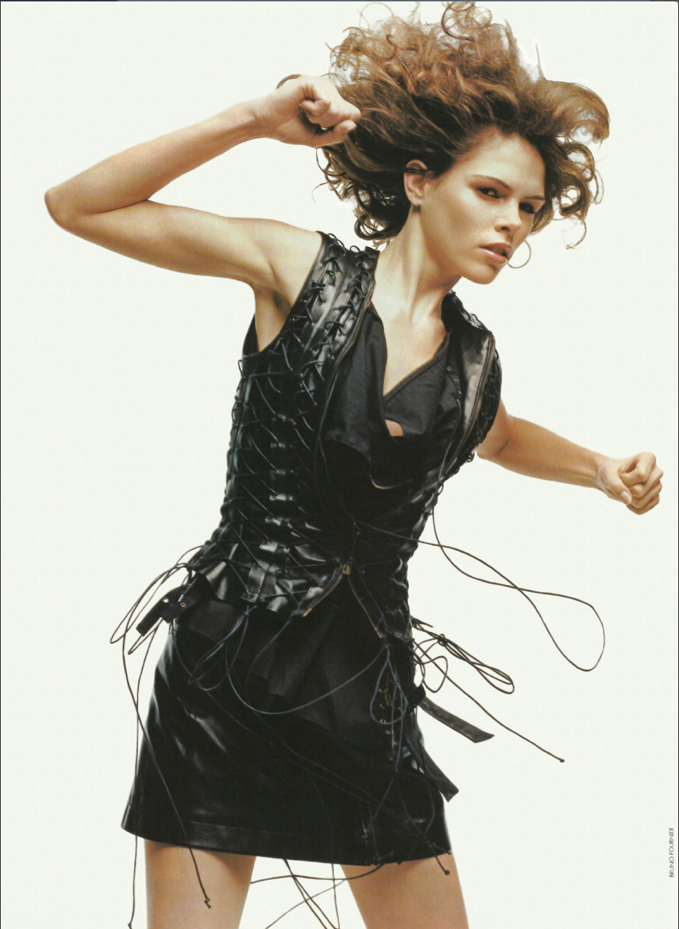 Plein Sud 2002 Leather Lace-Up Corset